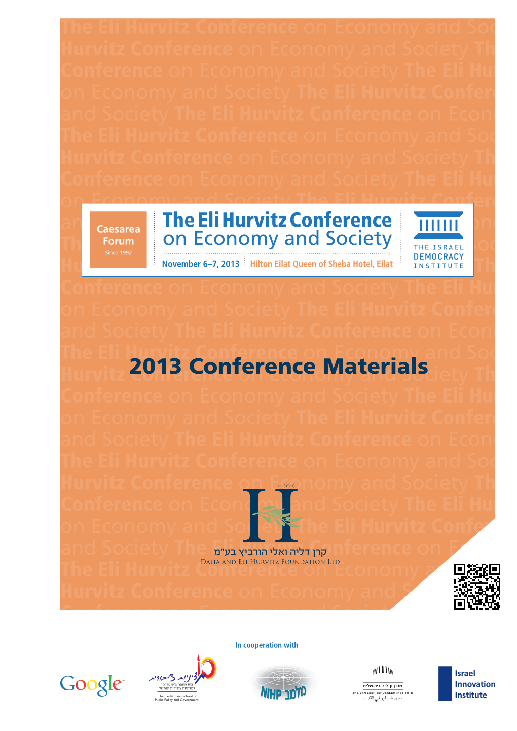 2013 Conference Materials