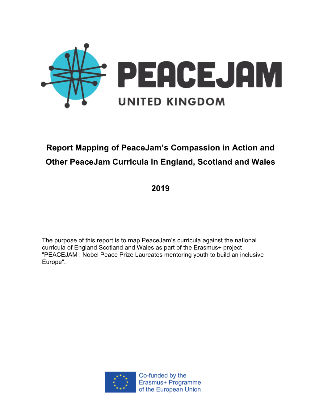 Report Mapping of Peacejam's Compassion in Action and Other