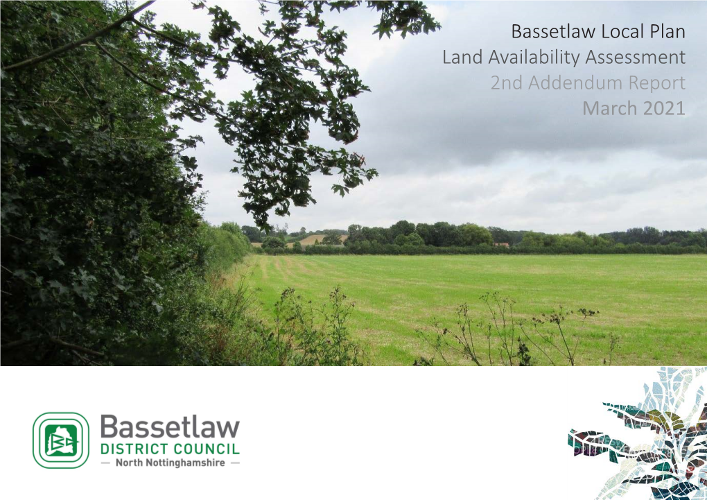 Bassetlaw Landscape Assessment 2Nd Addendum