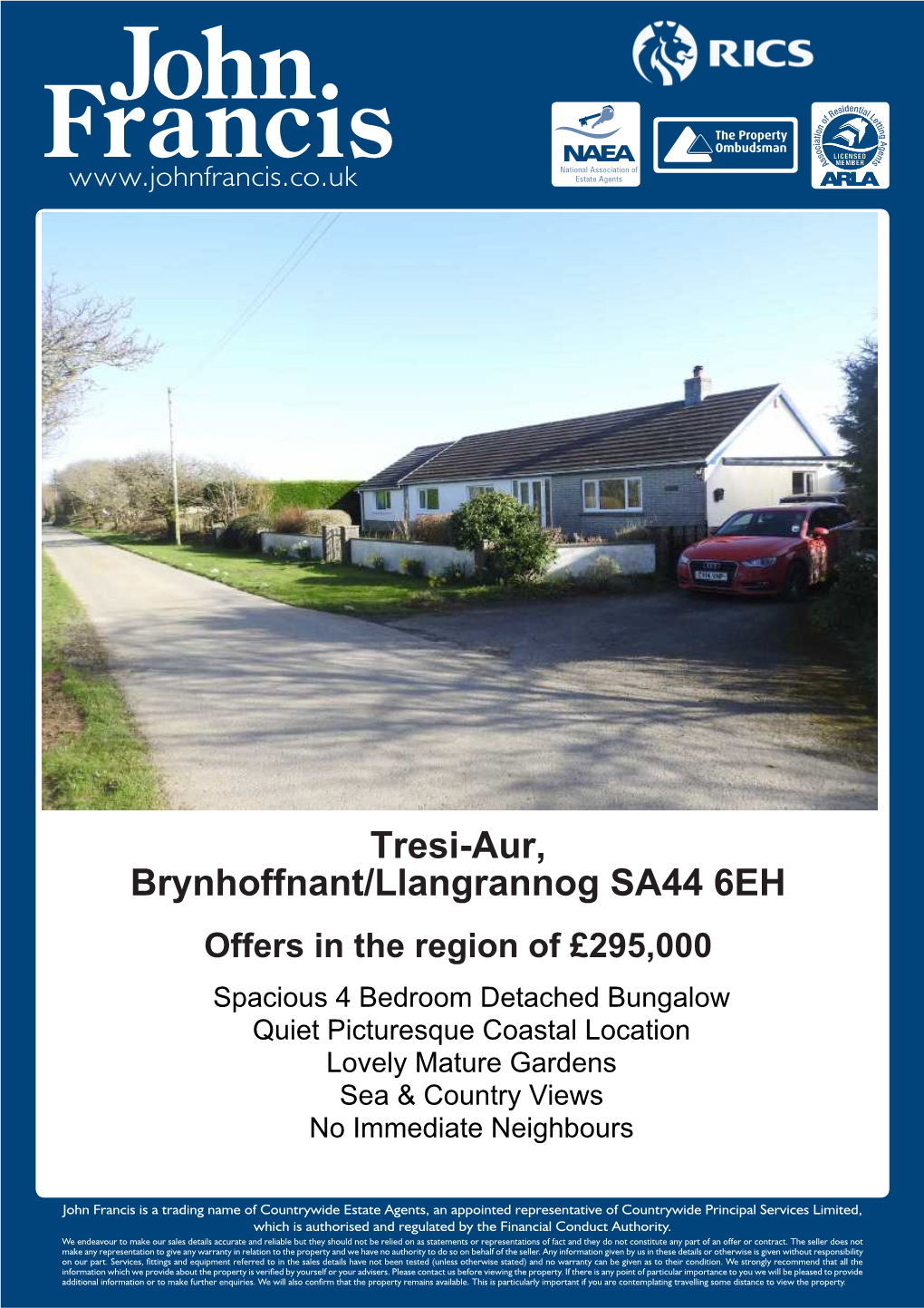 Tresi-Aur, Brynhoffnant/Llangrannog SA44