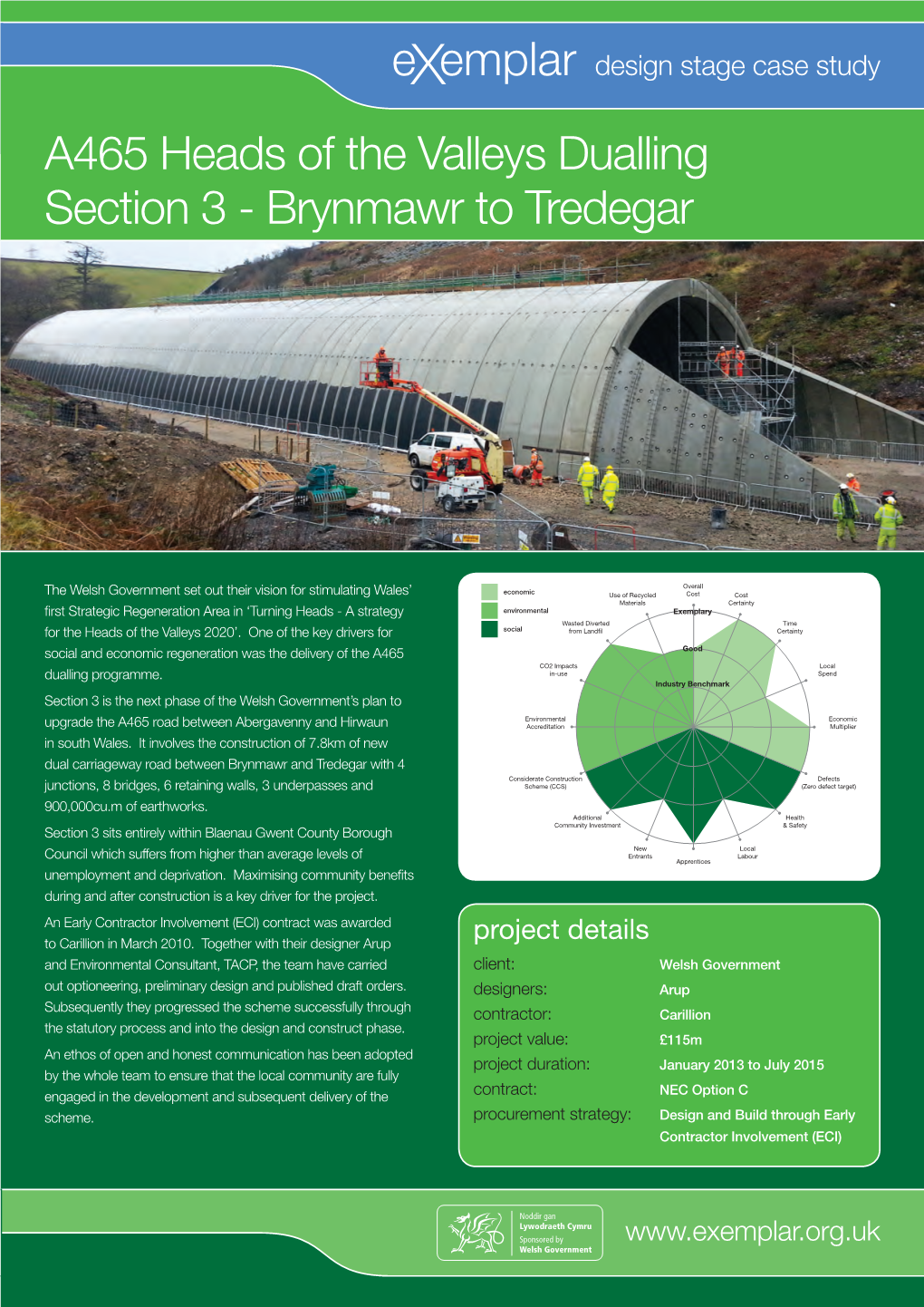 A465 Heads of the Valleys Dualling Section 3 - Brynmawr to Tredegar