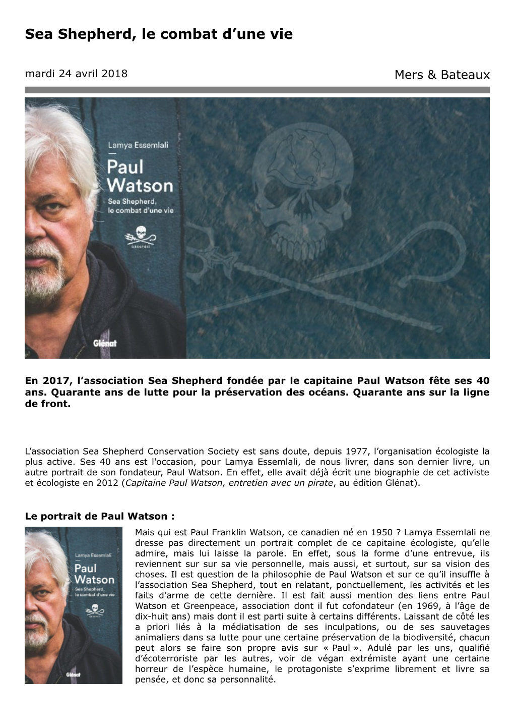 Sea Shepherd, Le Combat D'une