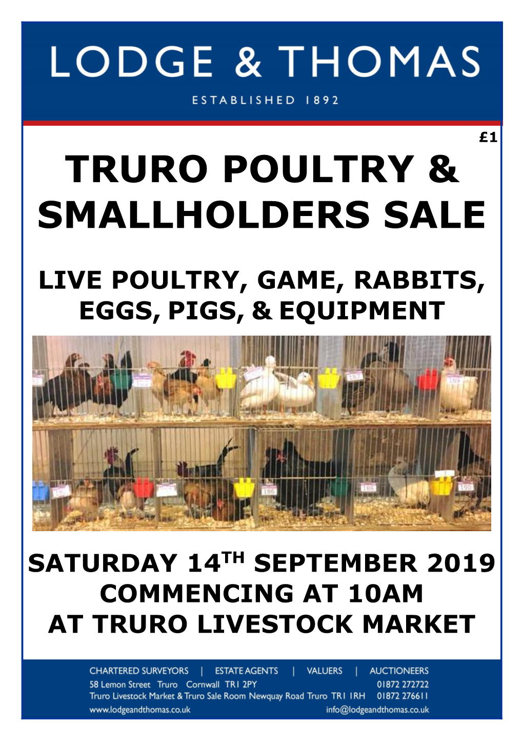 Truro Poultry & Smallholders Sale