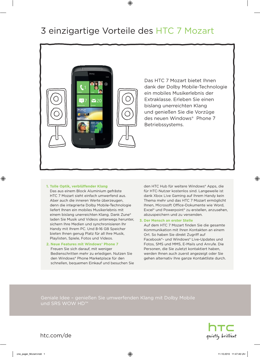 3 Einzigartige Vorteile Des HTC 7 Mozart