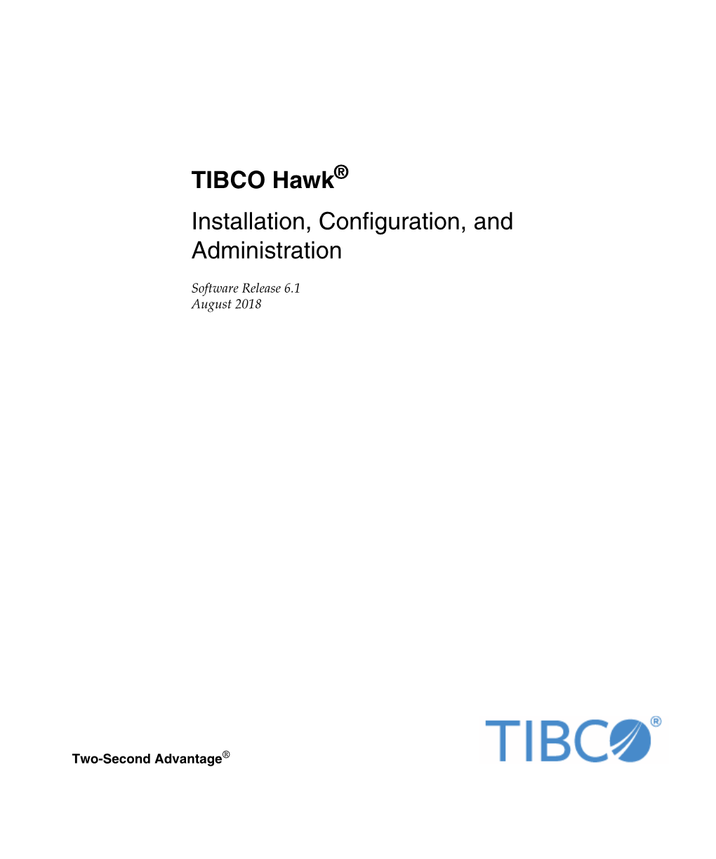 TIBCO Hawk Installation, Configuration, and Administration Vi | Tables