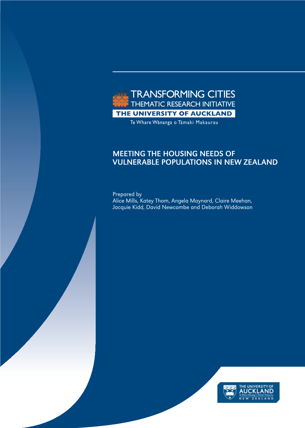Meeting the Housing Needs of Vulnerable Populations in New Zealand