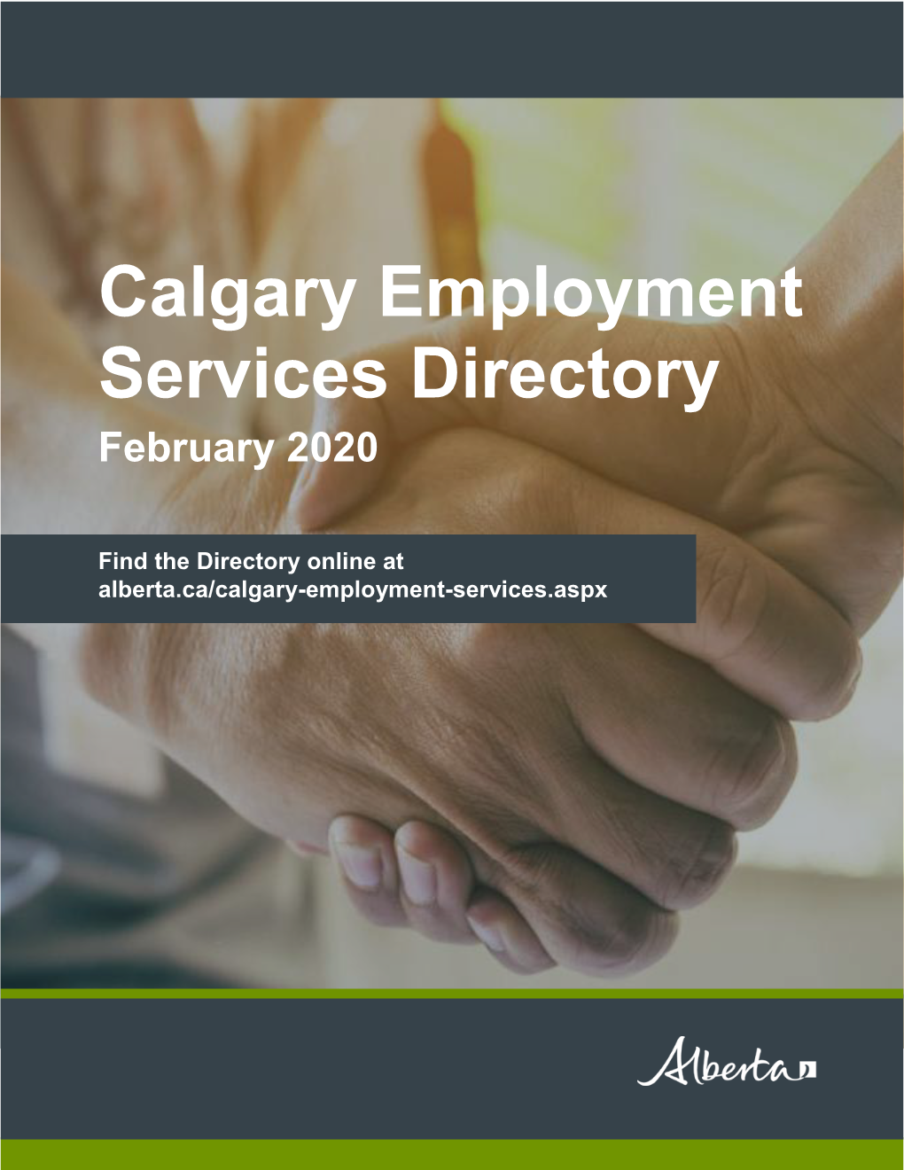Calgary Employment Services Directory February 2020