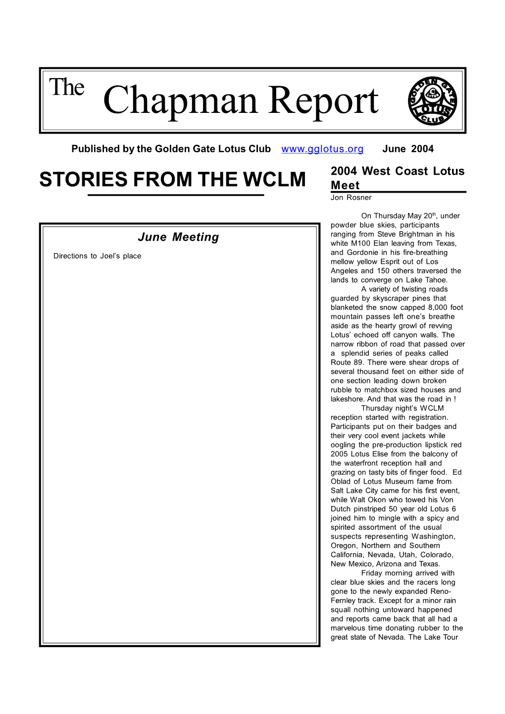 Chapman Report