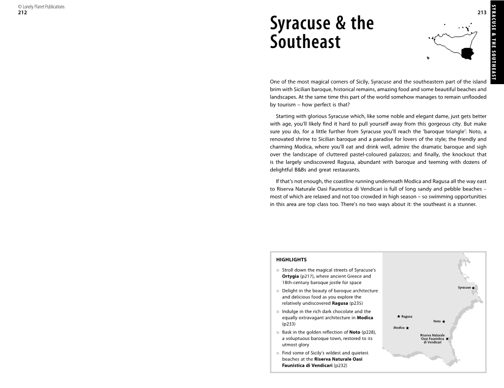 Syracuse & the Southeast