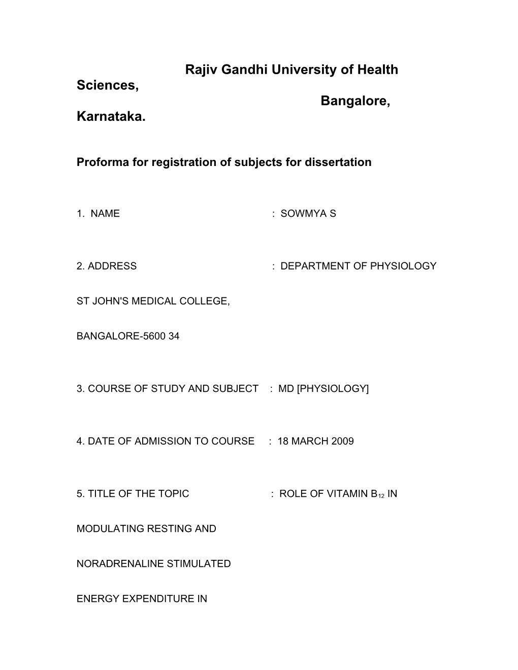 Rajiv Gandhi University of Health Sciences s49