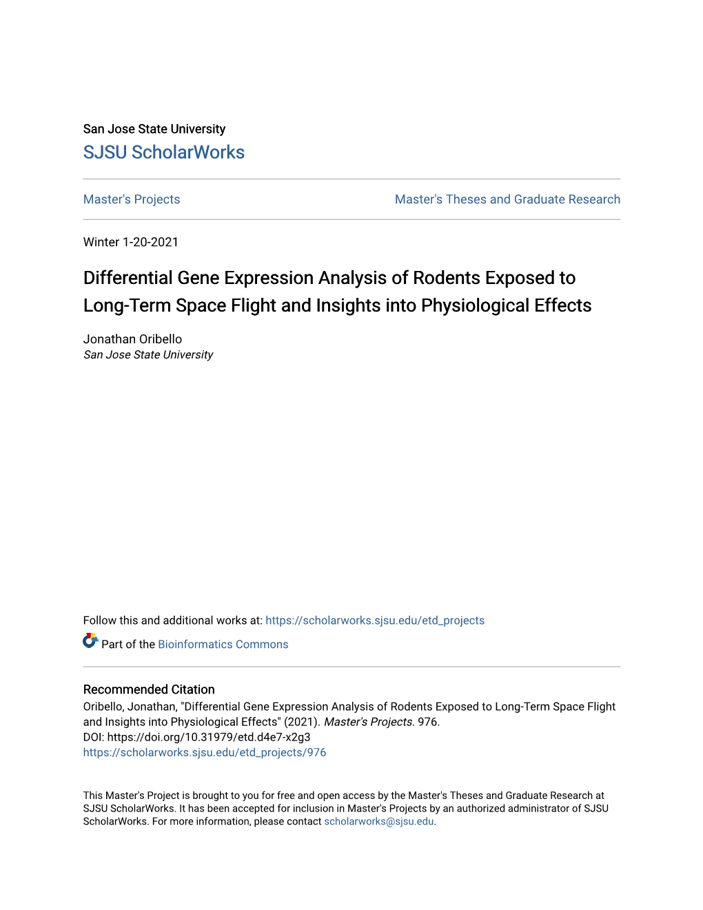 Differential Gene Expression Analysis of Rodents Exposed to Long-Term Space Flight and Insights Into Physiological Effects