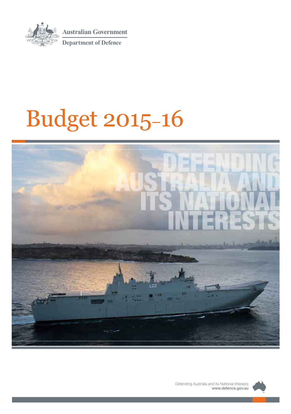 Defending Australia and Its National Interests Ministerial Foreword