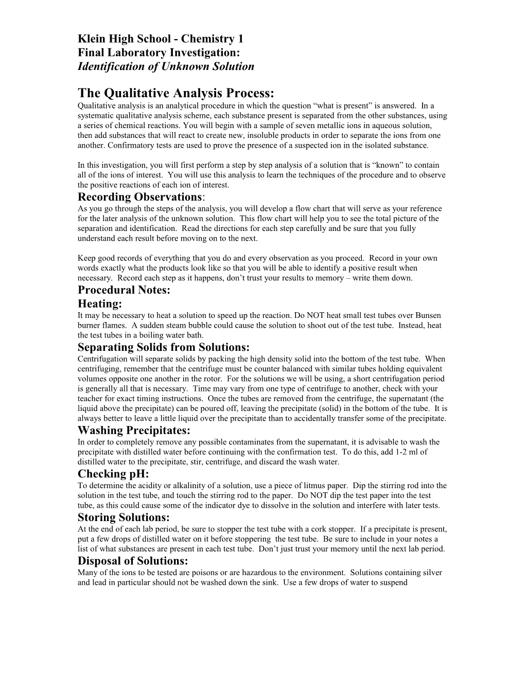 The Qualitative Analysis Process