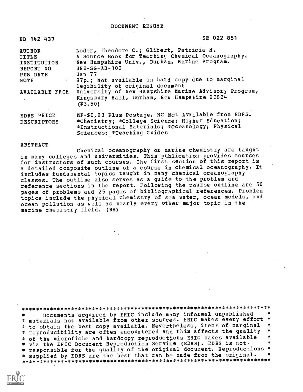 Ed 142 437 Author Title Institution Report No Pub Date Available from Edrs Price Descriptors Abstract Document Resume Se 022