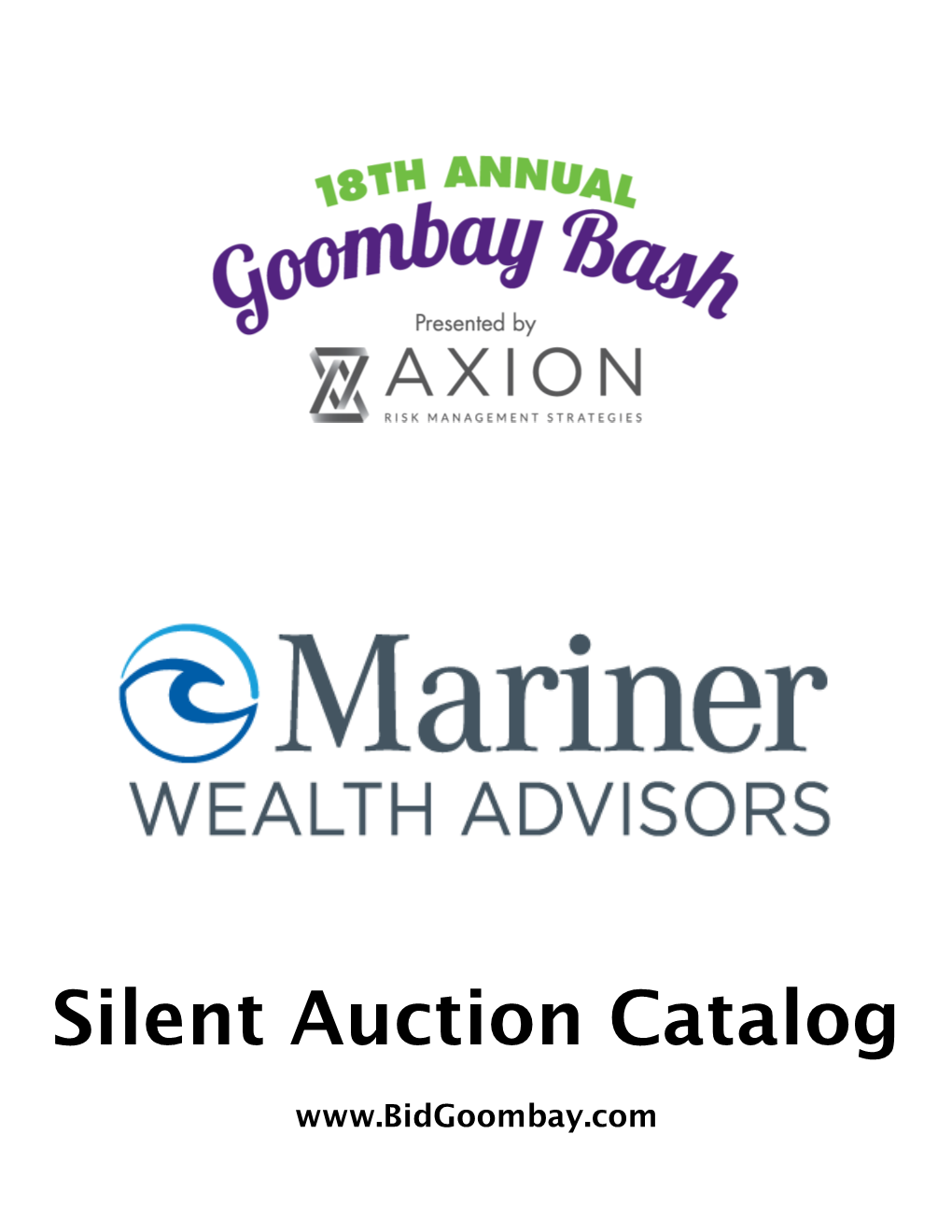 Silent Auction Catalog