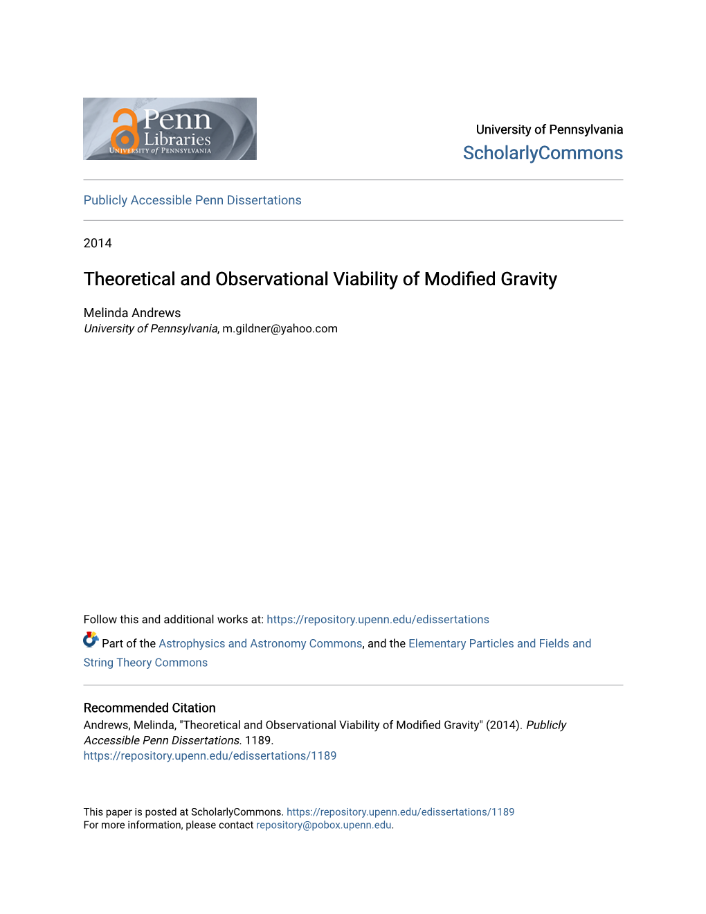 Theoretical and Observational Viability of Modified Gravity