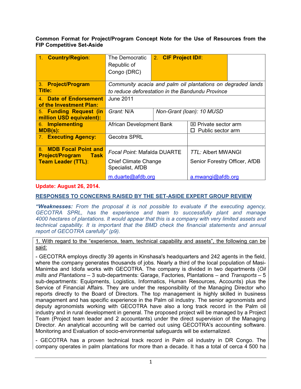 14-08-27 FIP Set-Aside Concept Note DRC Gecotra Revised