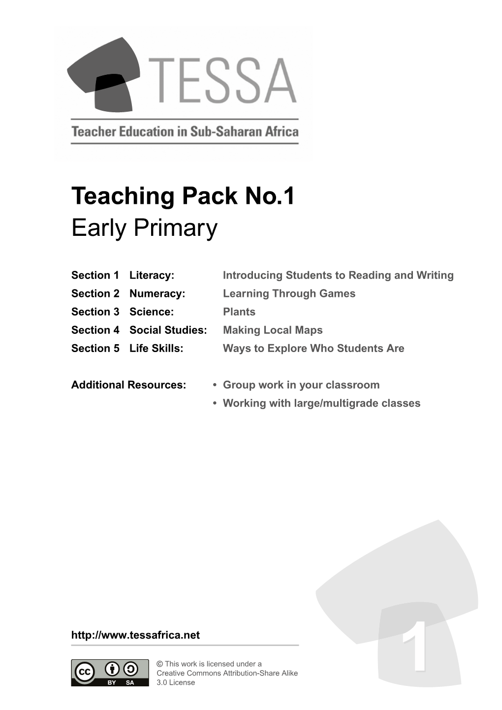 Teaching Packs