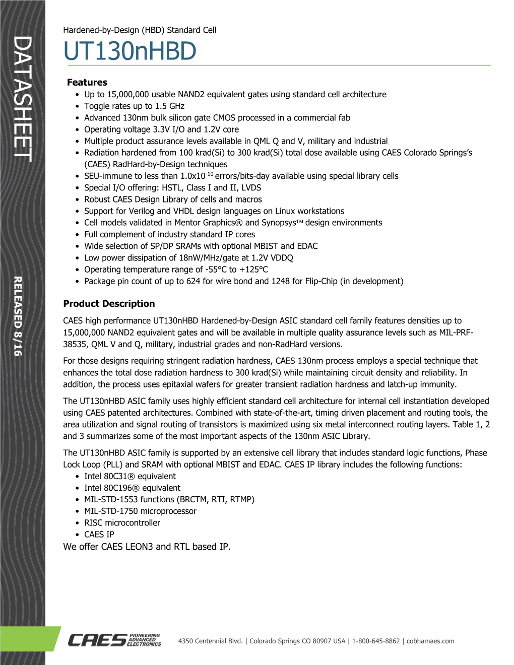 Datasheet-Ut130nhbd.Pdf