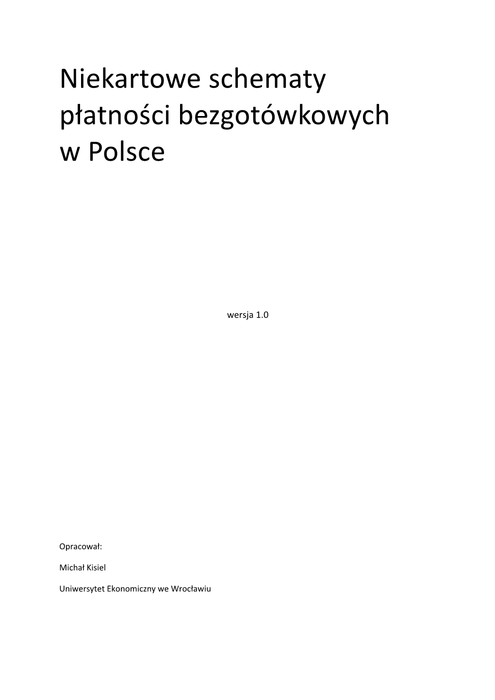 Niekartowe Schematy Płatności Bezgotówkowych W Polsce