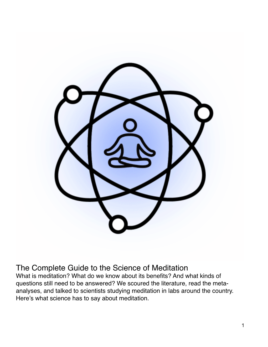 Science of Meditation Guide 0818