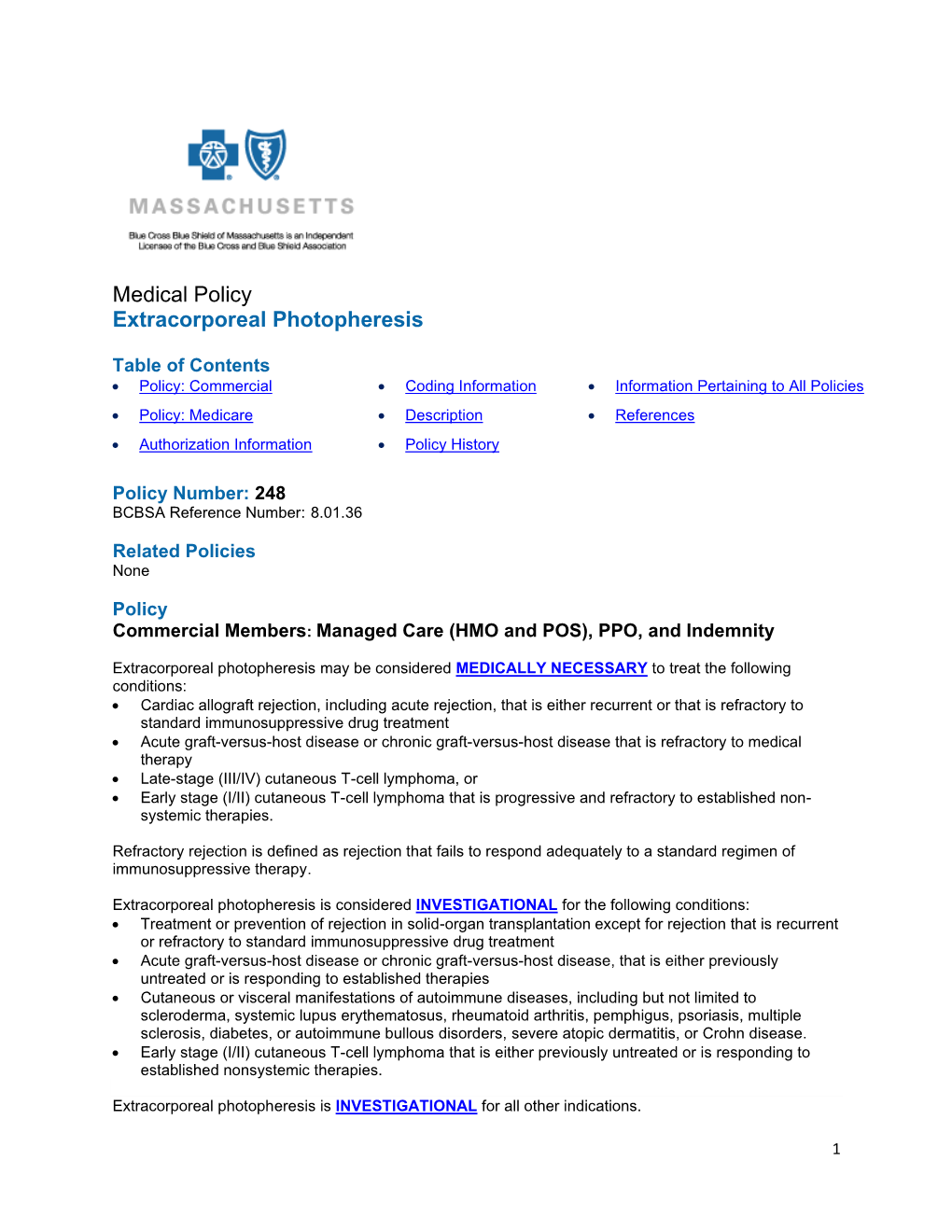 248 Extracorporeal Photopheresis