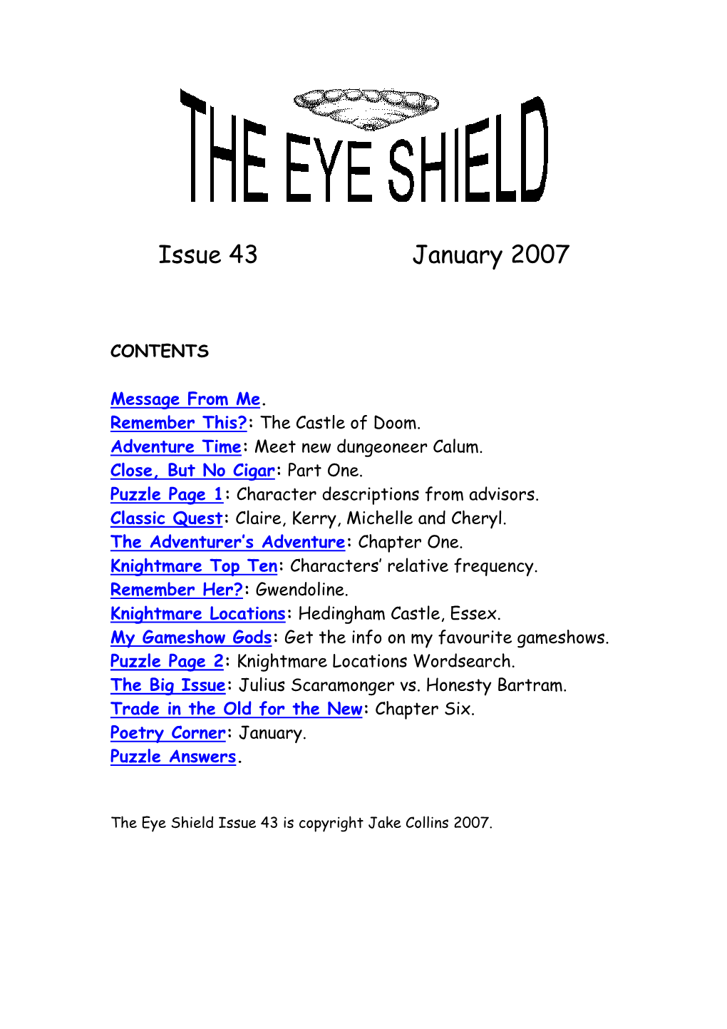 Issue 43 January 2007