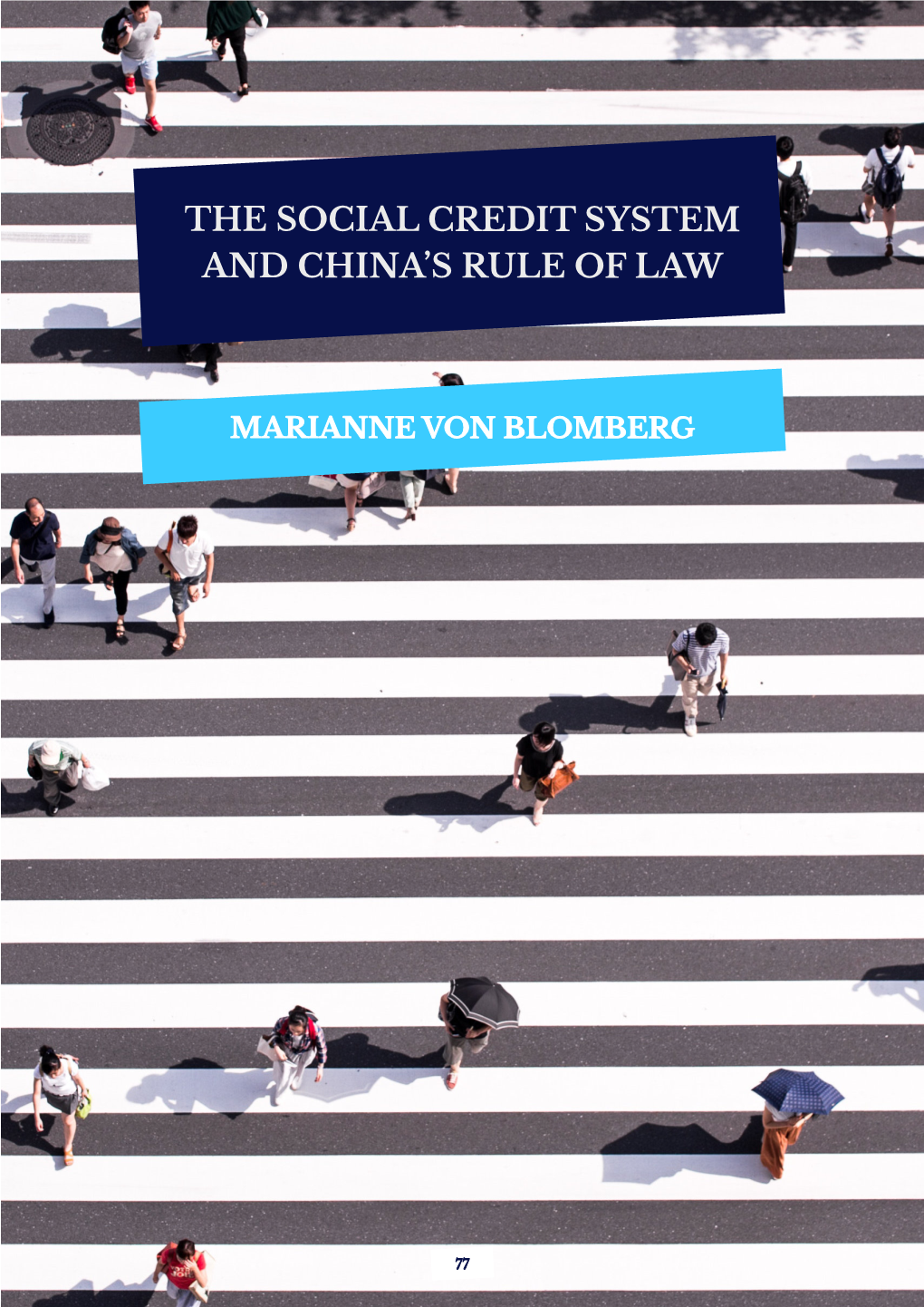 The Social Credit System and China's Rule Of