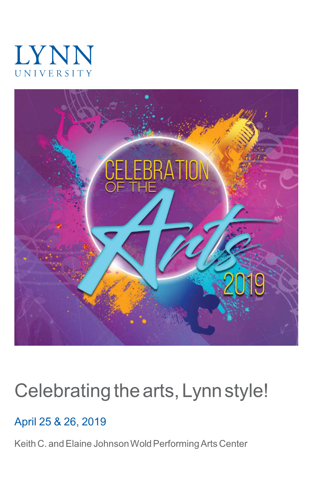 Celebration of the Arts 2019 Program