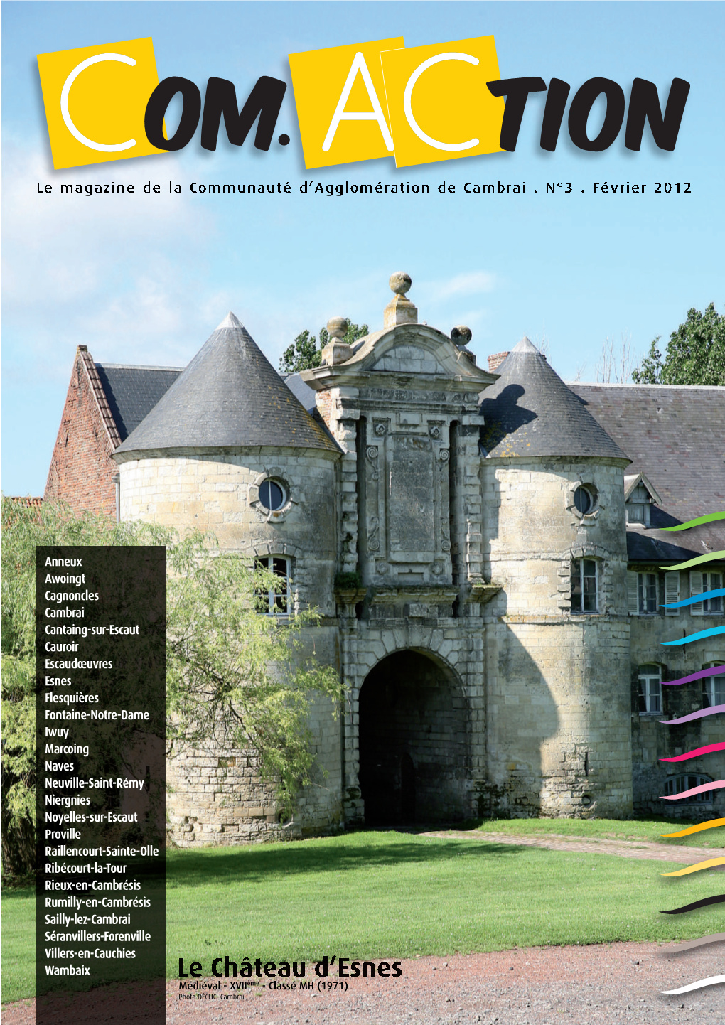 Le Magazine De La Communauté D'agglomération De Cambrai . N°3