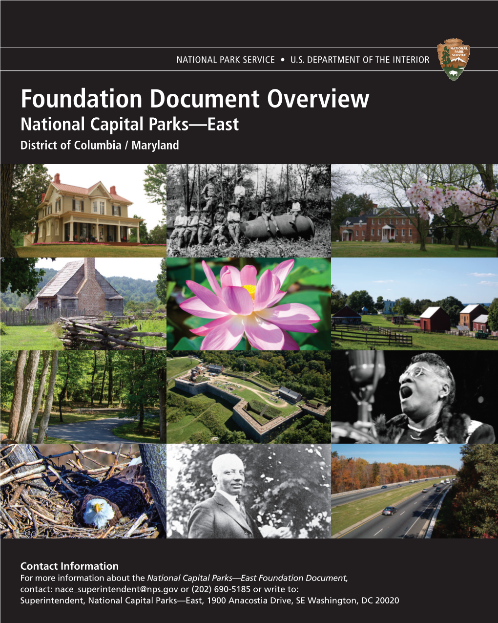 National Capital Parks—East Foundation Document Overview