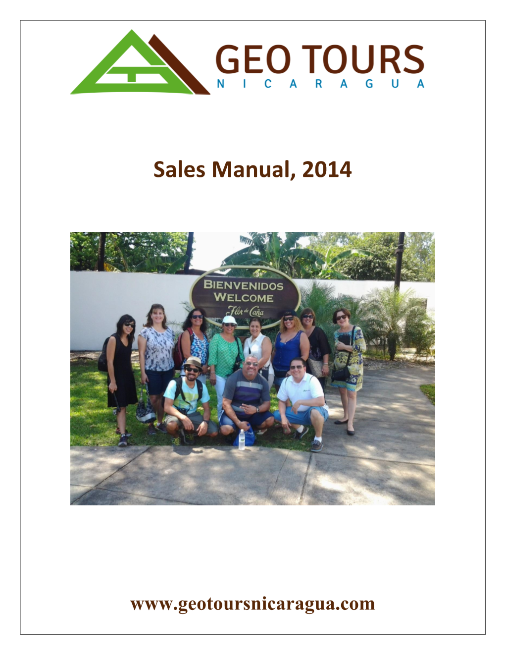 Sales Manual, 2014