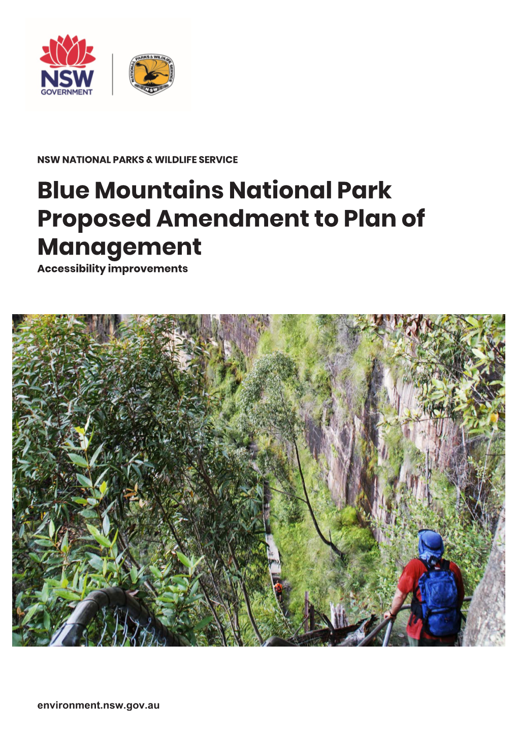 Blue Mountains National Park Proposed Amendment to Plan of Management Accessibility Improvements