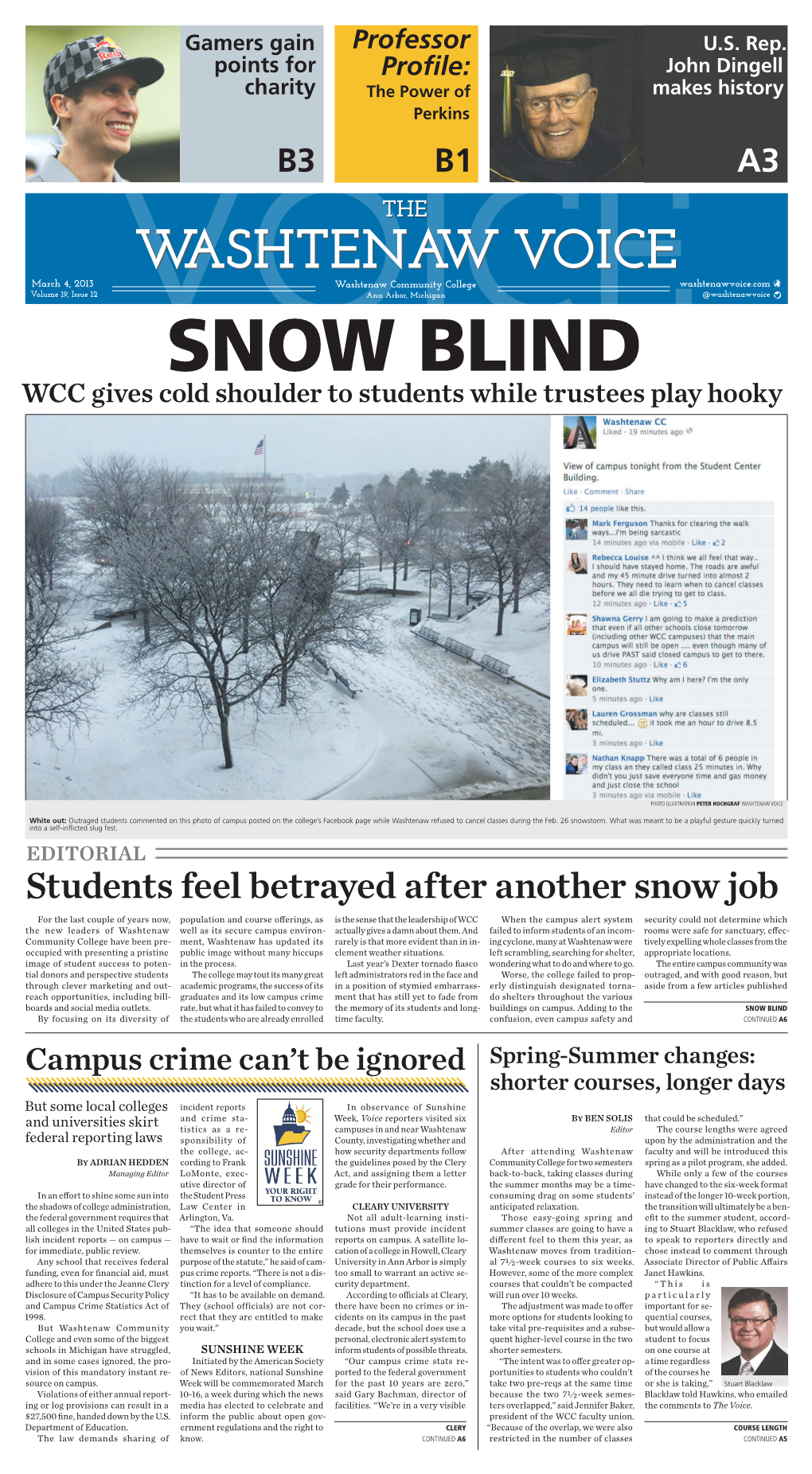 Students Feel Betrayed After Another Snow