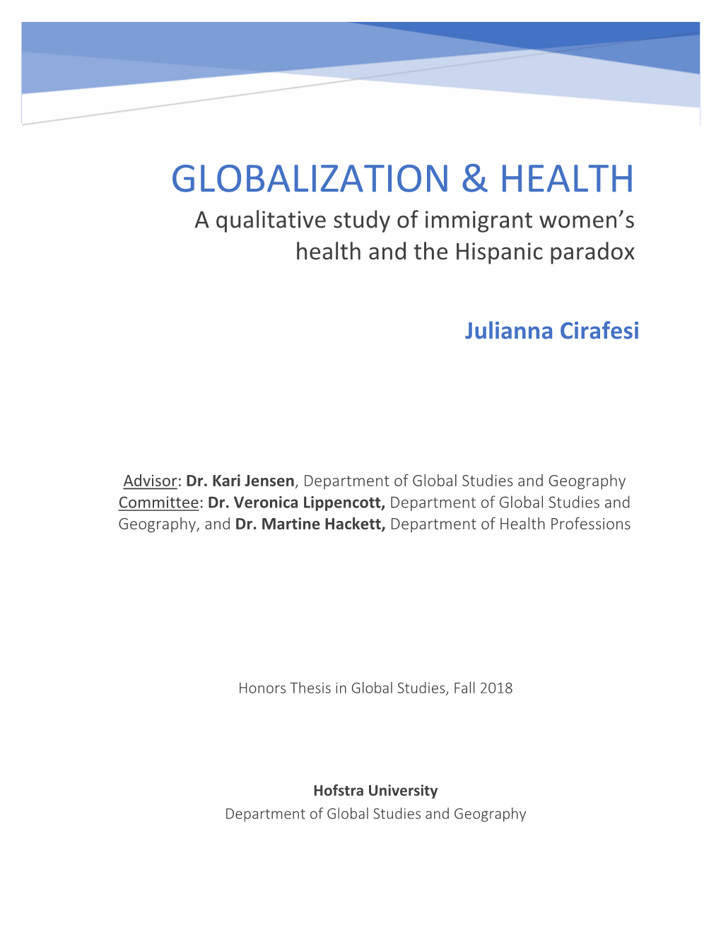 Globalization & Health