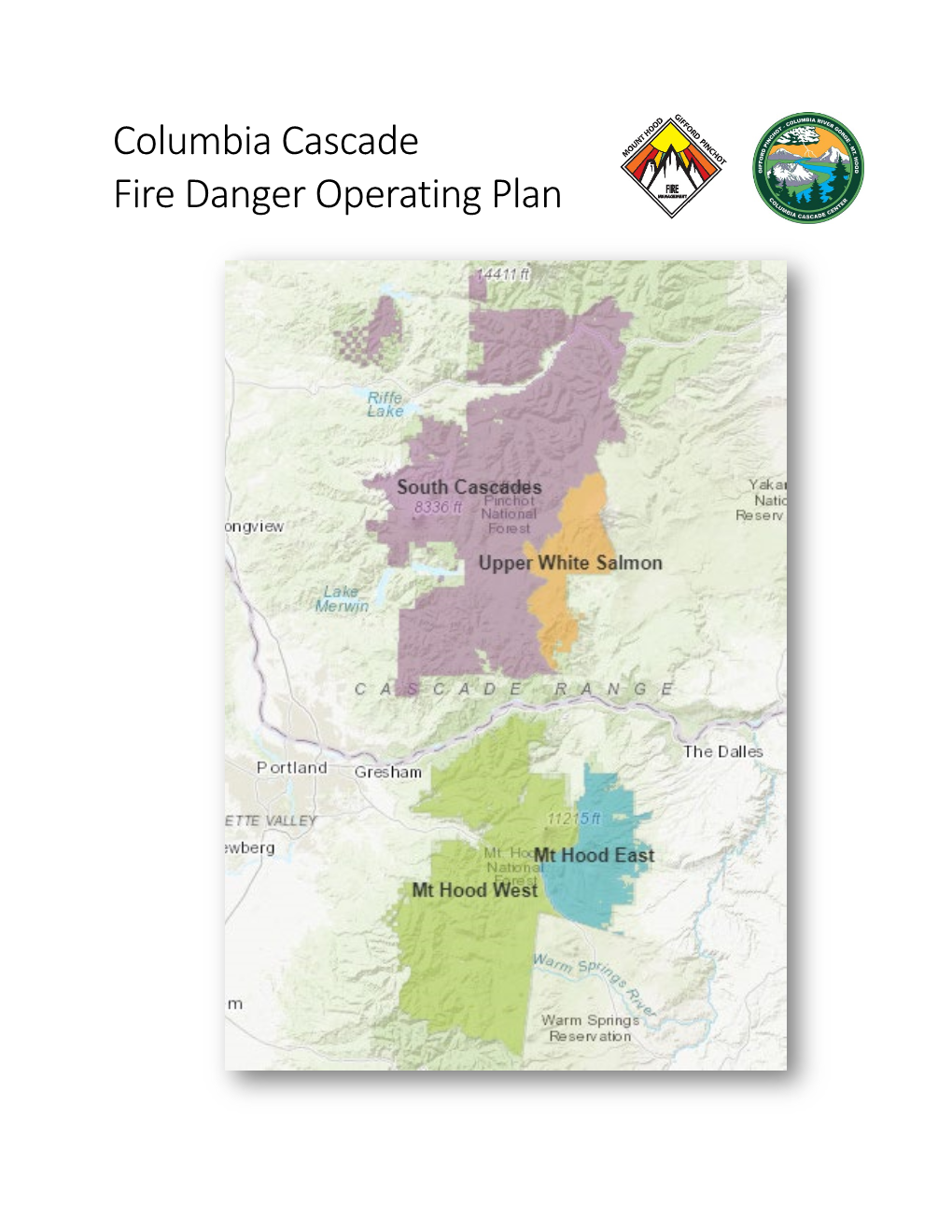 Columbia Cascade Fire Danger Operating Plan