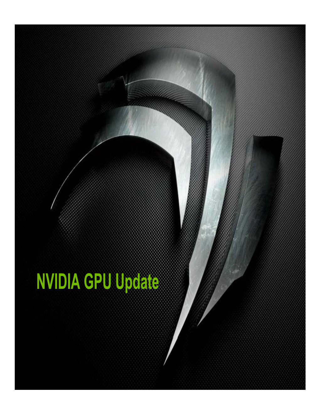 NVIDIA GPU Update Safe Harbor