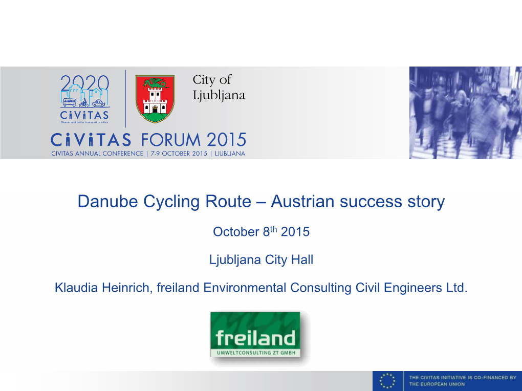 Danube Cycling Route – Austrian Success Story