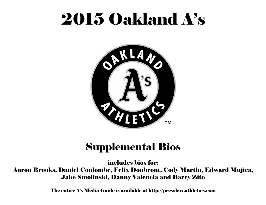 2015 Oakland A’S