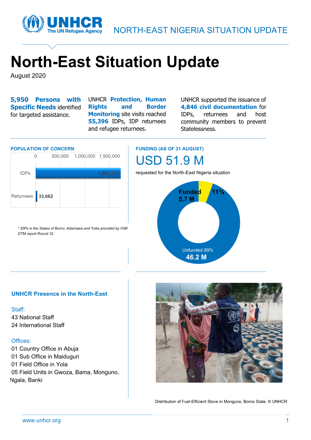 North-East Situation Update August 2020