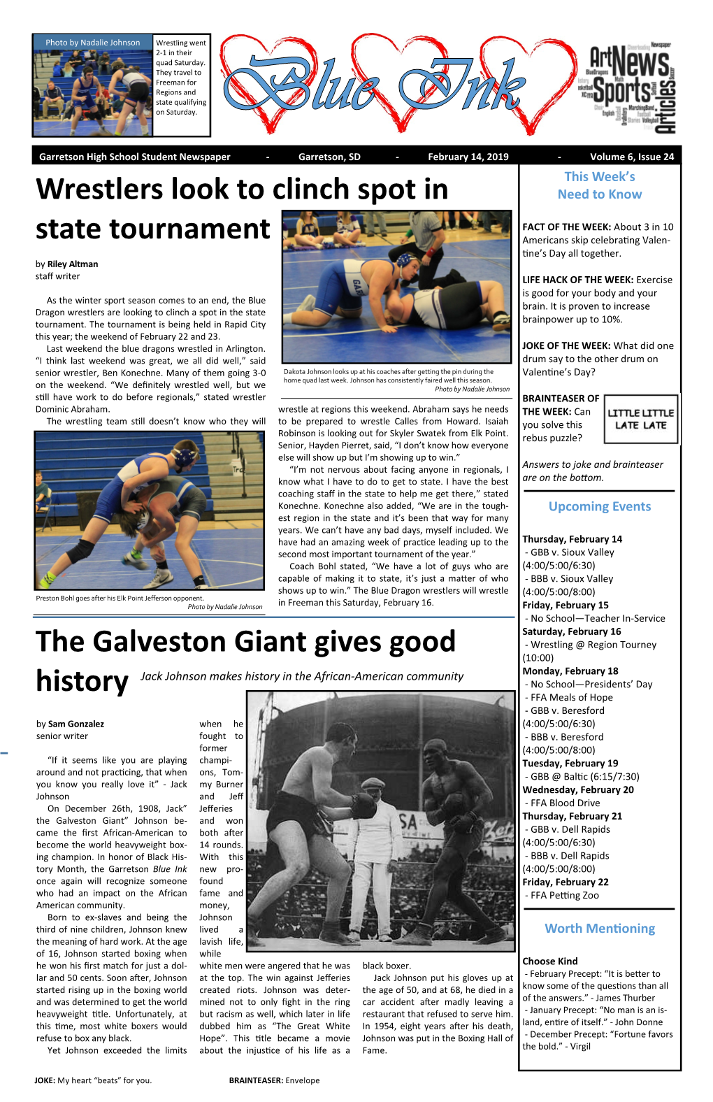 Wrestlers Look to Clinch Spot in the Galveston Giant Gives Good