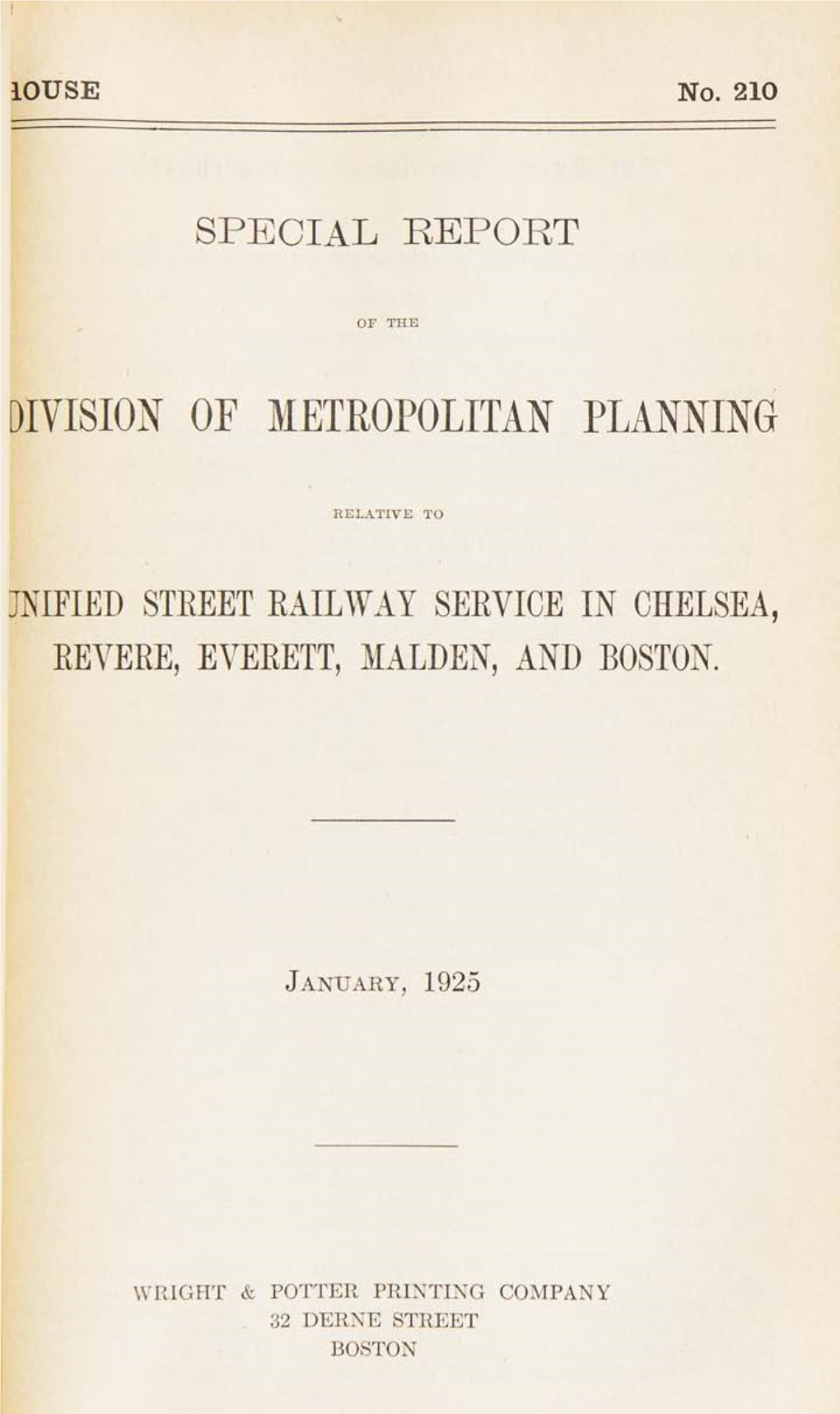 Division of Metropolitan Planning