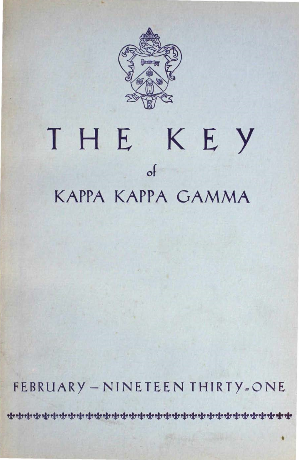 THE KEY of KAPPA KAPPA GAMMA