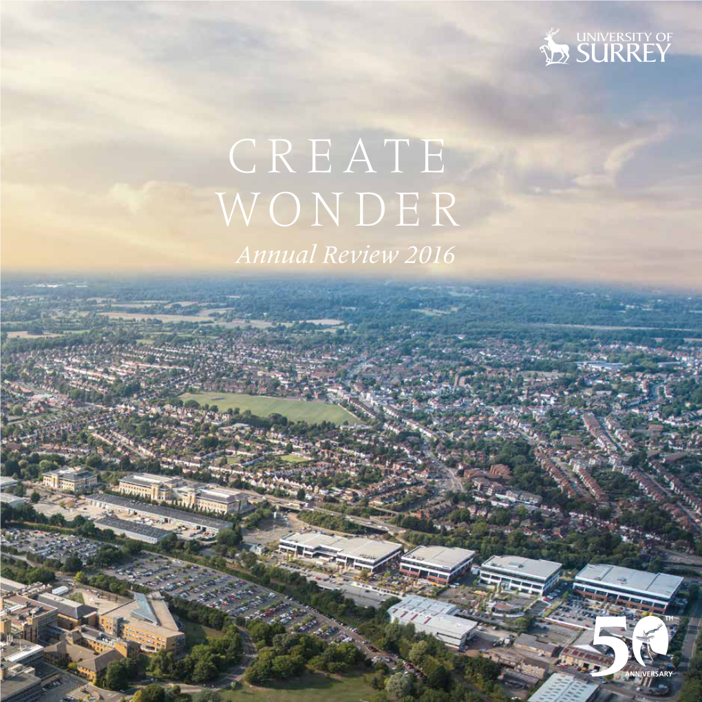 University of Surrey Annual Review 2016 (PDF)