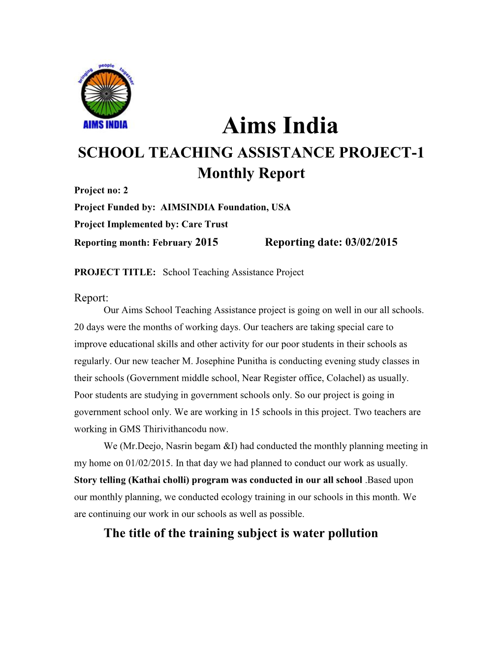 AIMS India Foundation