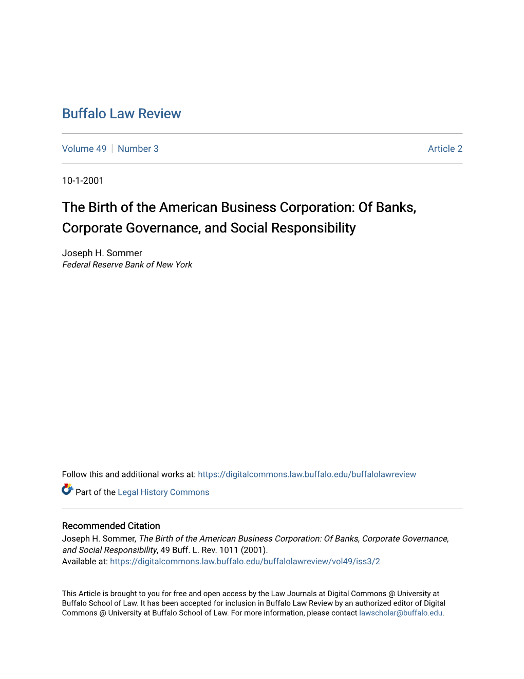 Of Banks, Corporate Governance, and Social Responsibility