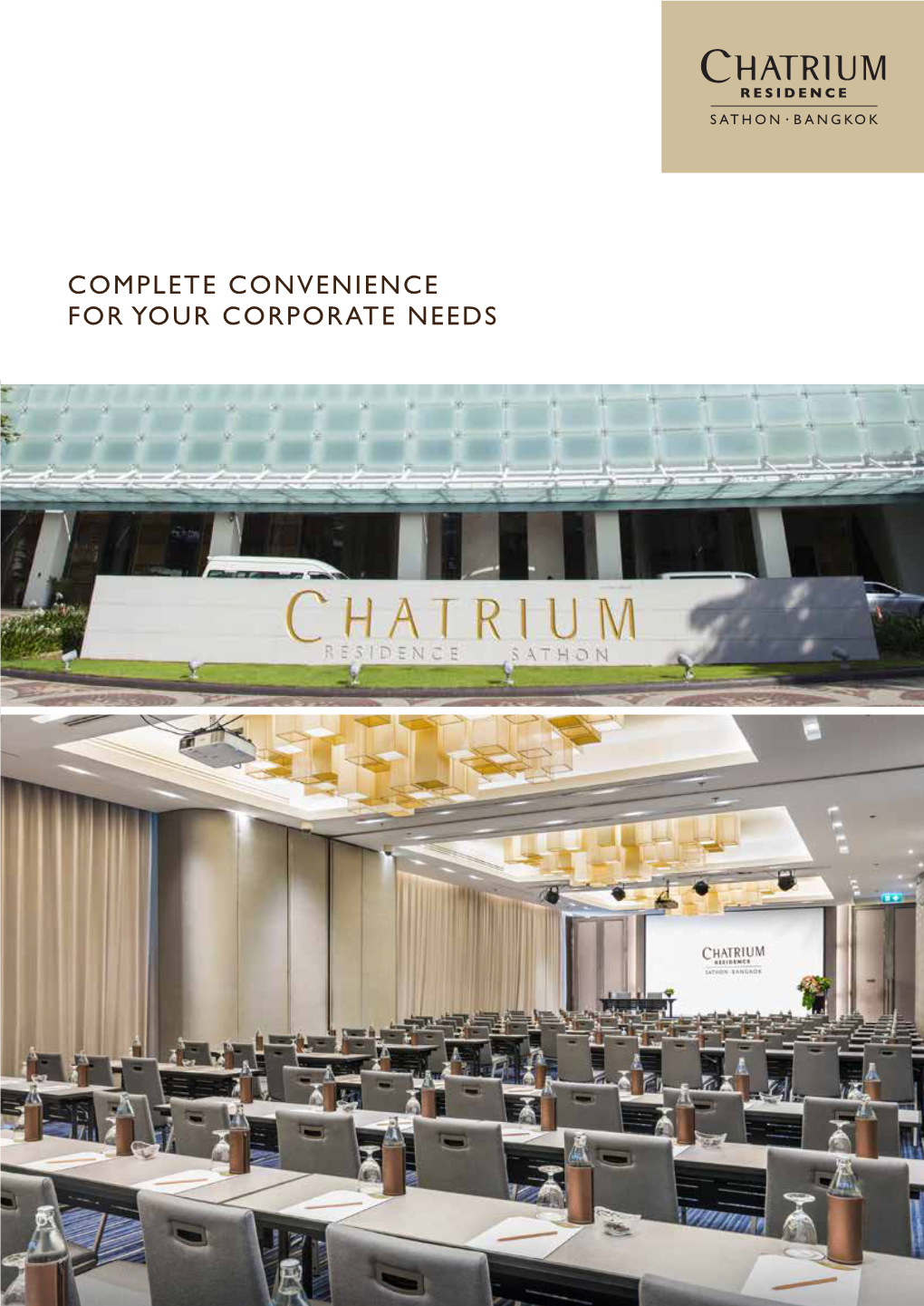 COMPLETE CONVENIENCE for YOUR CORPORATE NEEDS at Chatrium Residence Sathon Bangkok, Meetings and Events Are Conveniently Close to Bangkok’S Central Business District