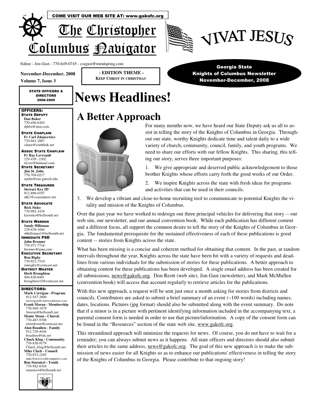 KC STATE Newsletter Nov-Dec 2008