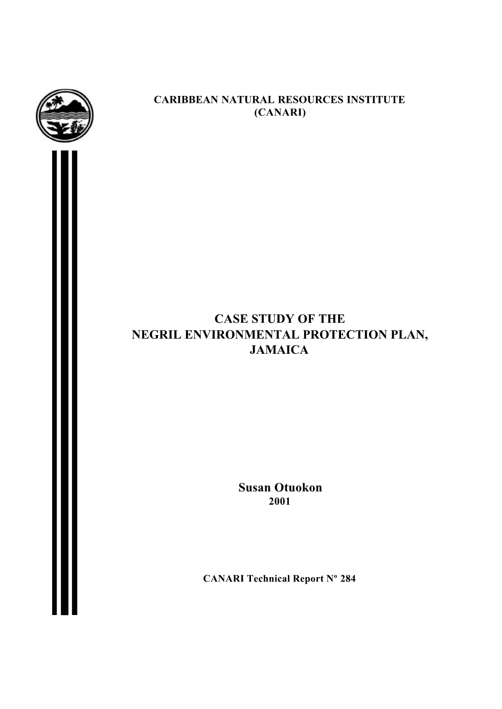 Case Study of the Negril Environmental Protection Plan, Jamaica