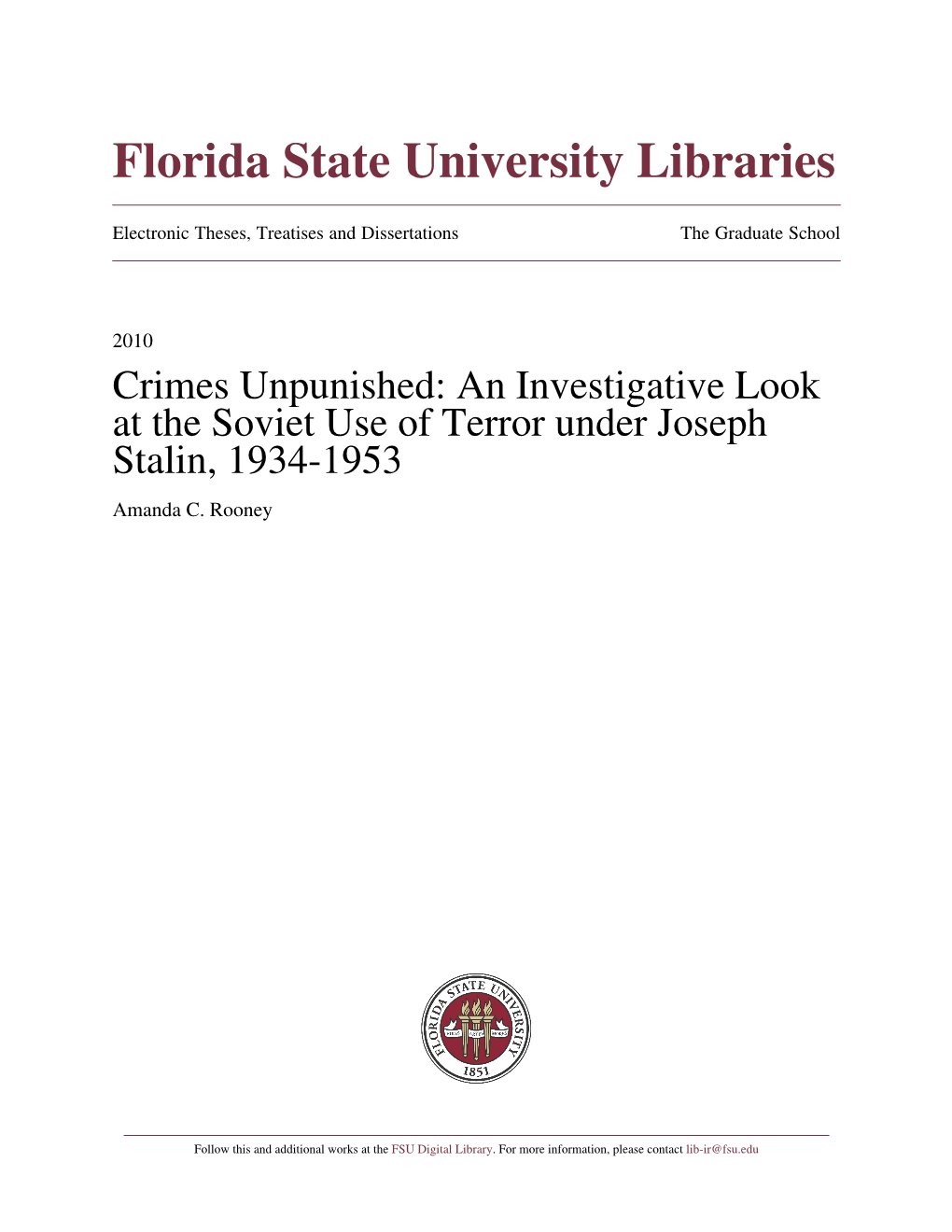 Florida State University Libraries